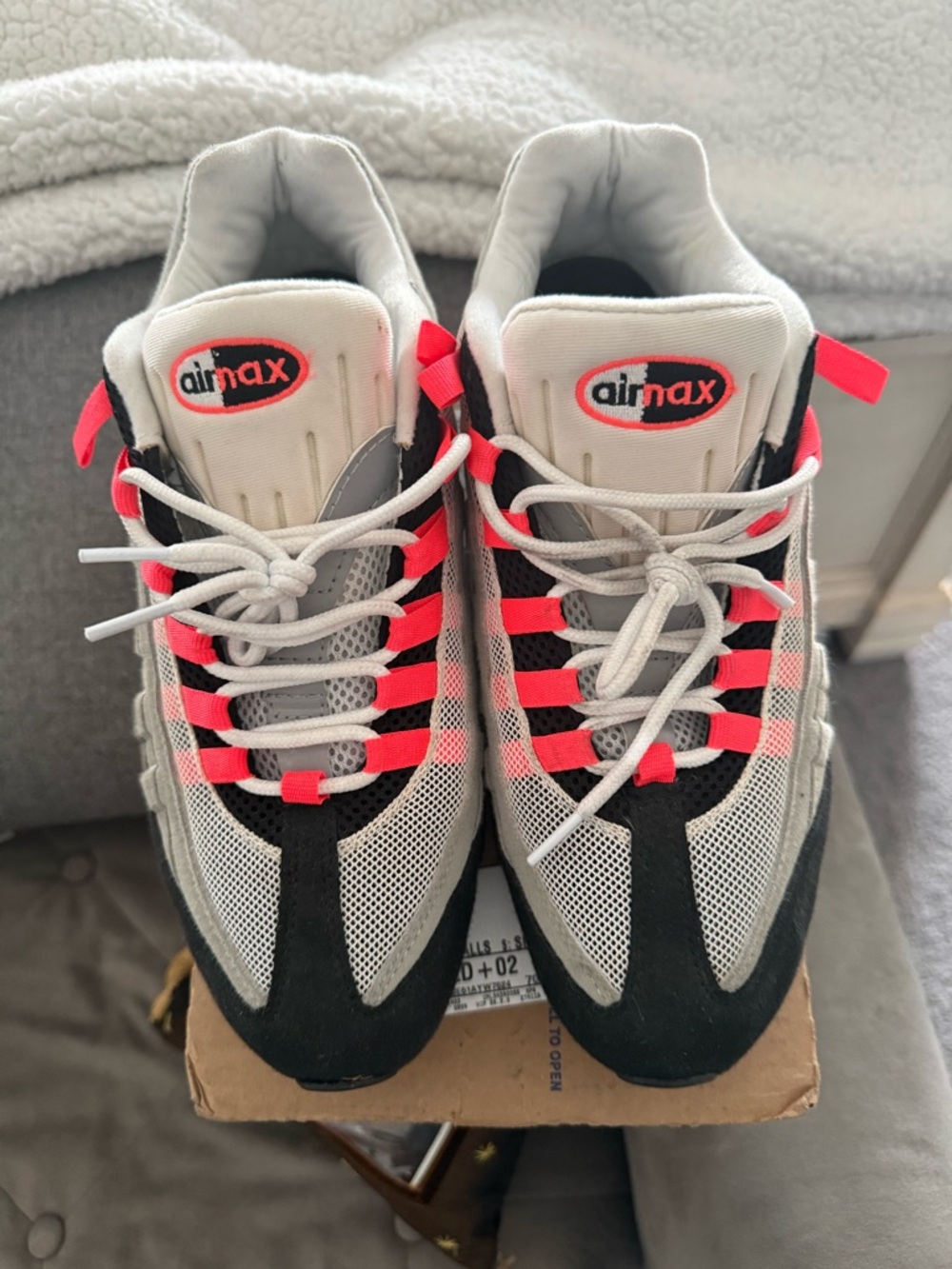 Nike AirMax 95 big bubble neon red. Men’s size U.S. 11